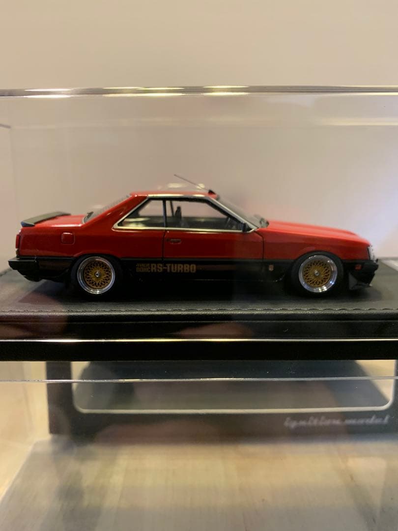 イグニッションモデル　1/43 スカイライン　RSターボ　R30 レッド