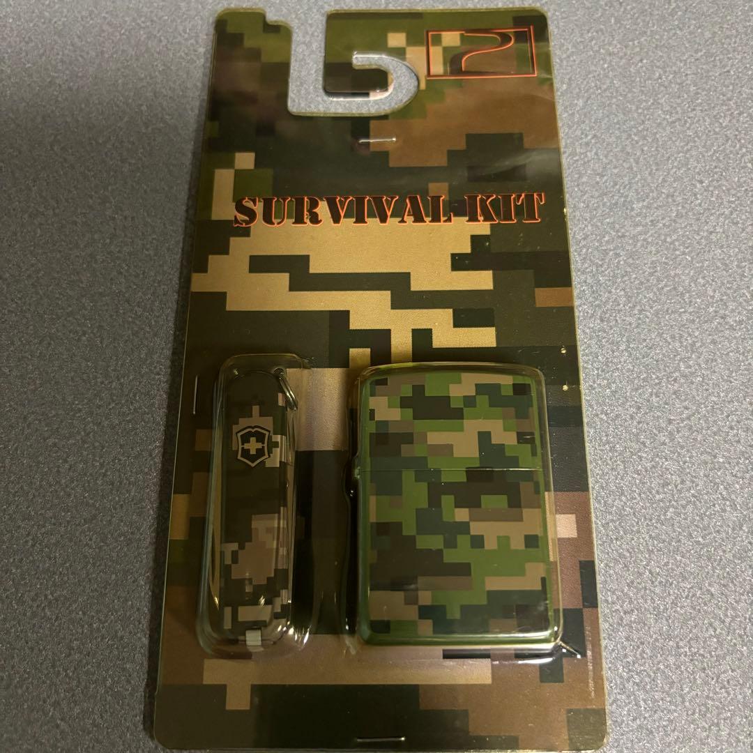 beauty:beast zippo デジカモグリーン　サバイバルキット