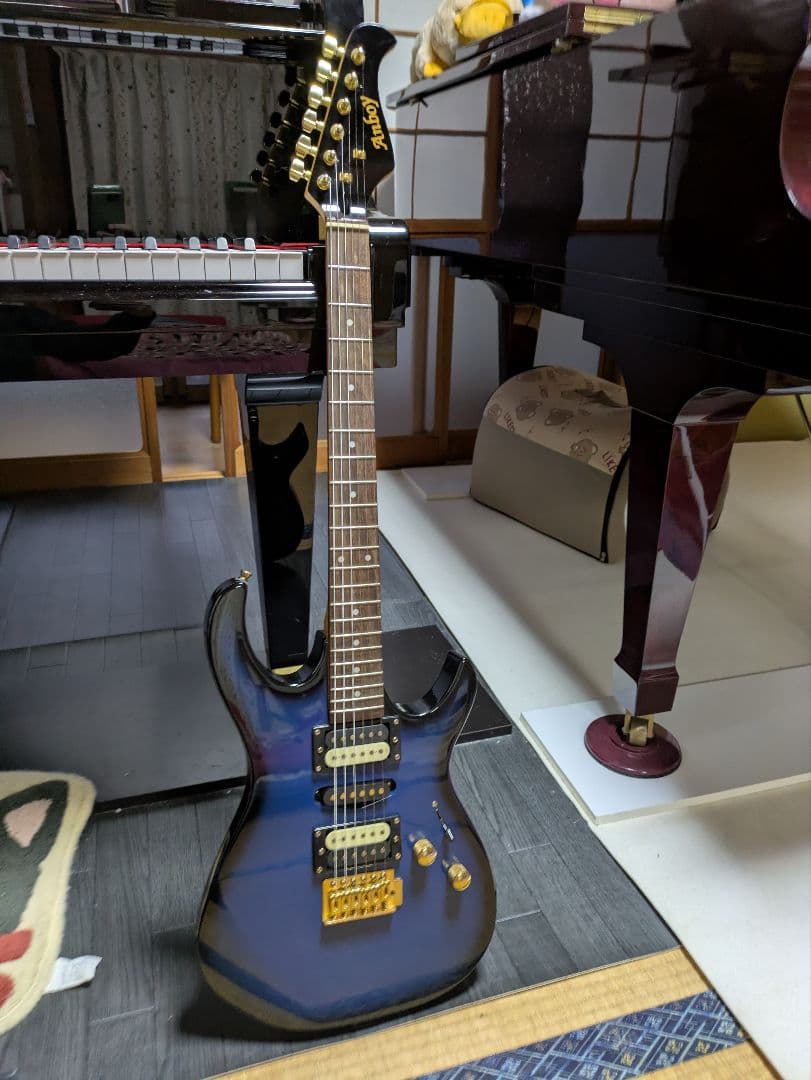 アンボーイ　フジゲン　エレキギター　ブルー