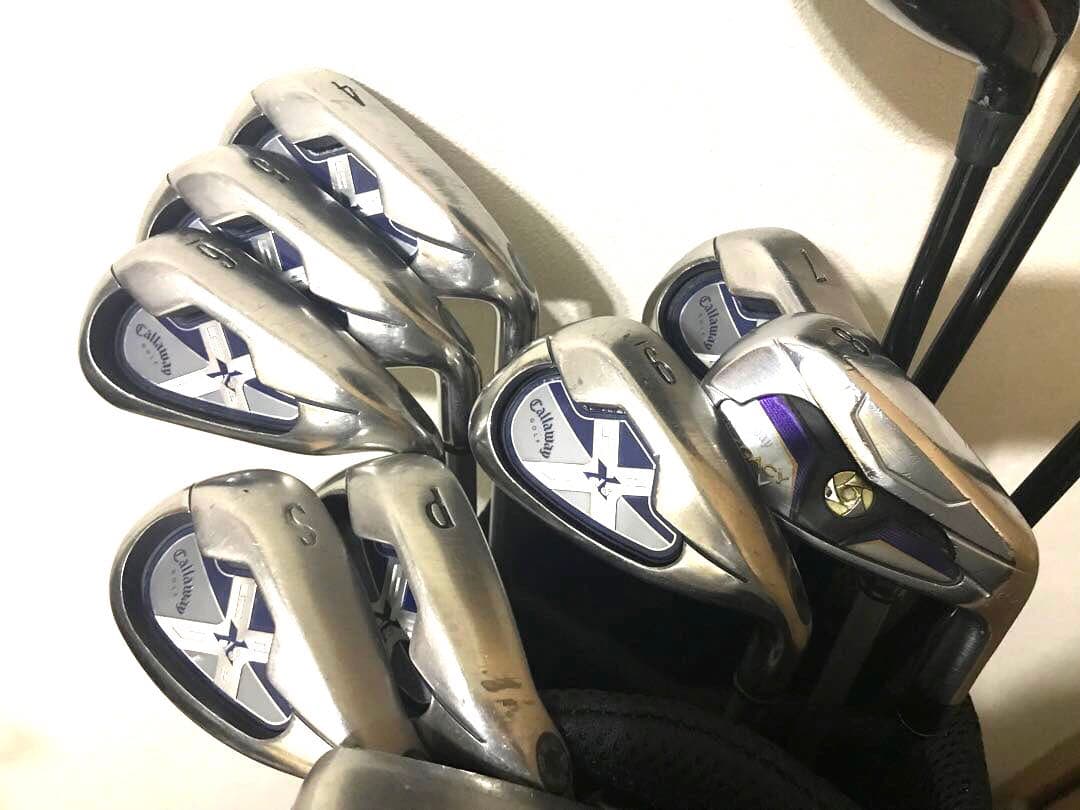 ※ あいうえお　Callaway キャロウェイ フルセット12本 バック付