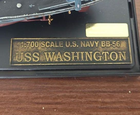 トランペッター 1/700 アメリカ海軍 戦艦 ワシントン