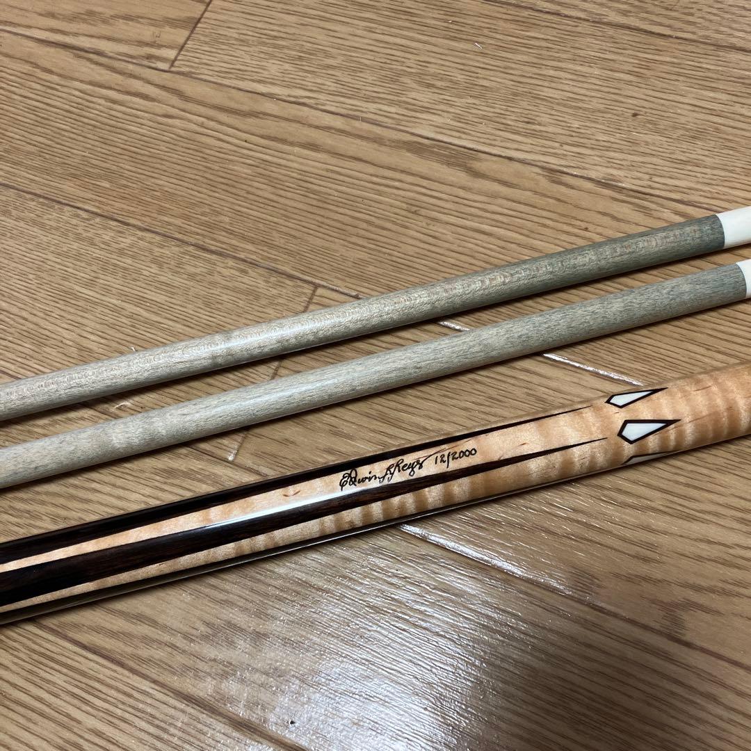 Edwin Reyes カスタムハンドメイドビリヤードキュー 12/2000