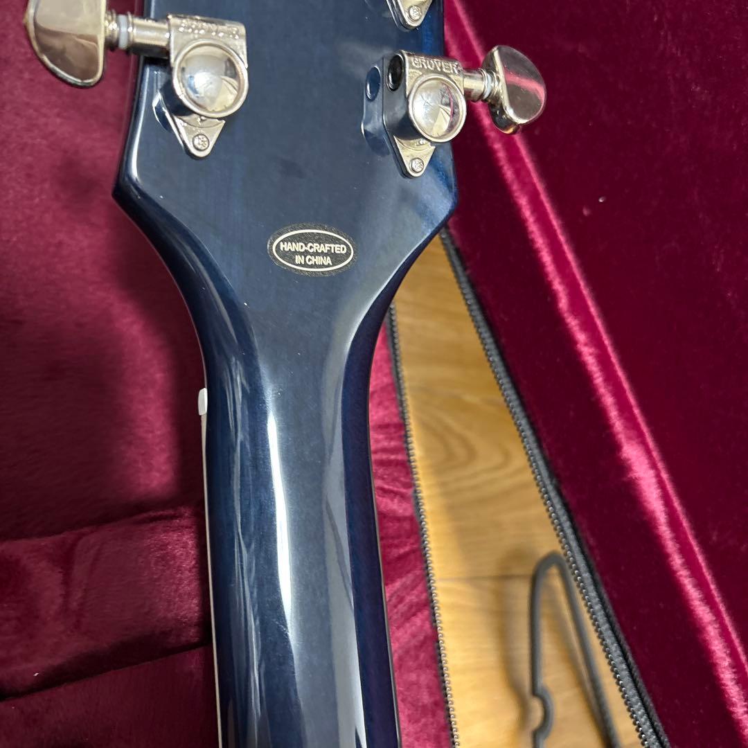 ギター Epiphone LesPaul Custom Quilt Viper Blue