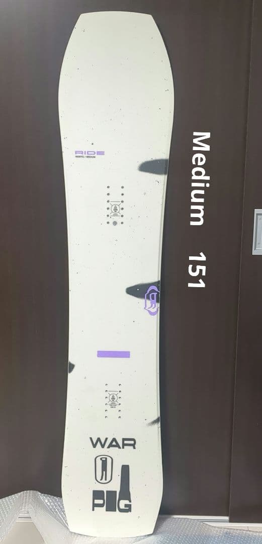 　　RIDE WARPIG/ M スノーボード　151
