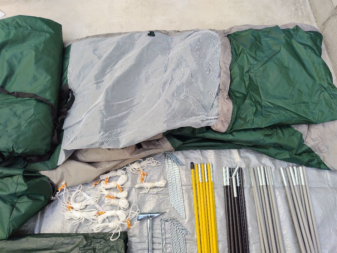 最終値下げ　CAPTAIN STAG CSツールームドームUV 3～4人用