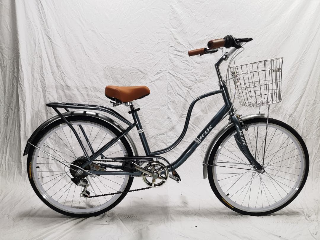 年末セール 超お得 新品KF24 自転車 シティサイクル シマノ製7段7