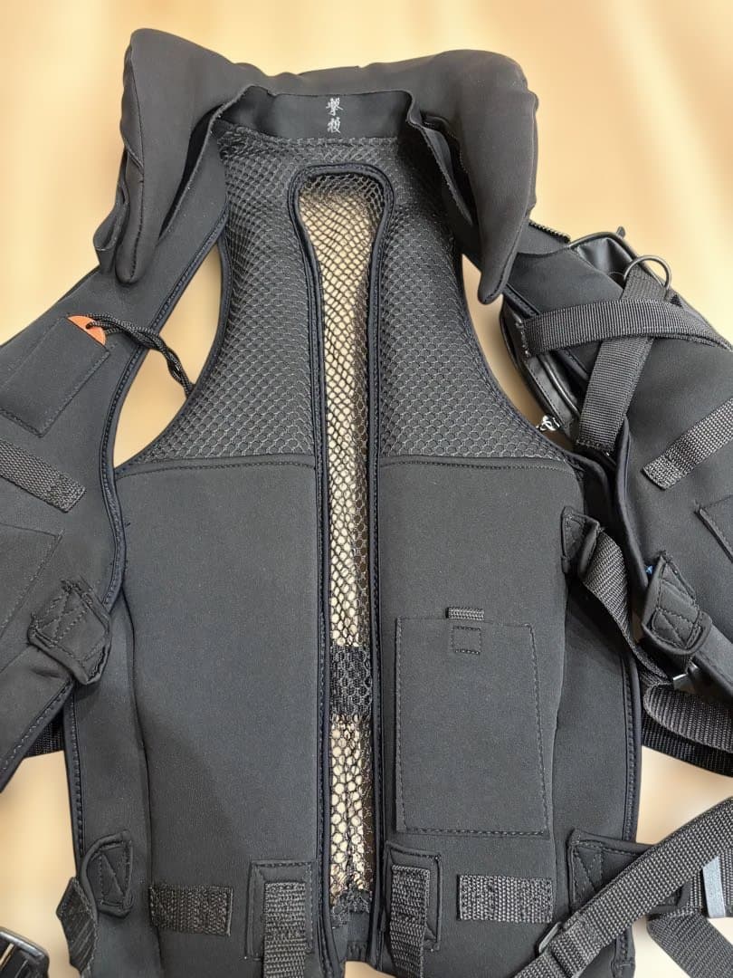 撃投ボディプロテクタークール　撃投ポーチ付き