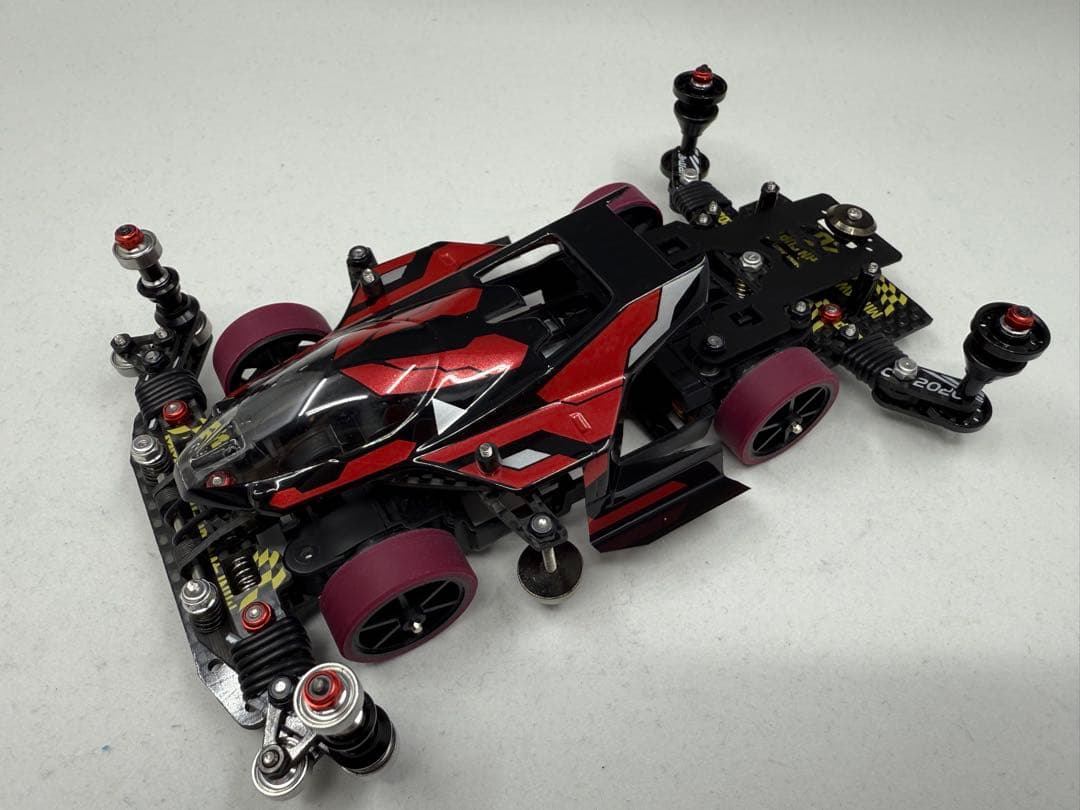 ホロライブ宝鐘マリン推し様　ミニ四駆　MSフレキ完成品