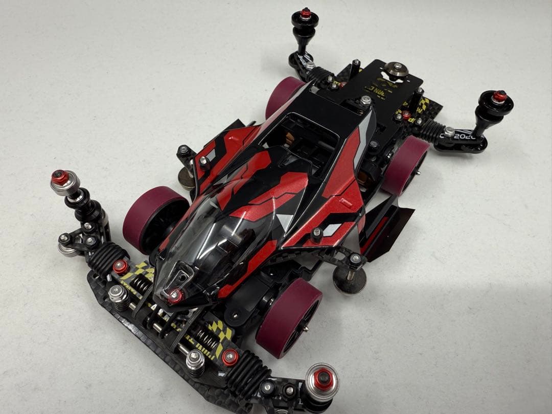 ホロライブ宝鐘マリン推し様　ミニ四駆　MSフレキ完成品