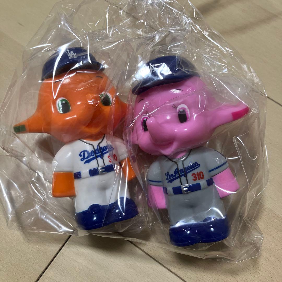 サトちゃん&サトコちゃん 貯金箱 ドジャースver. 2種セット