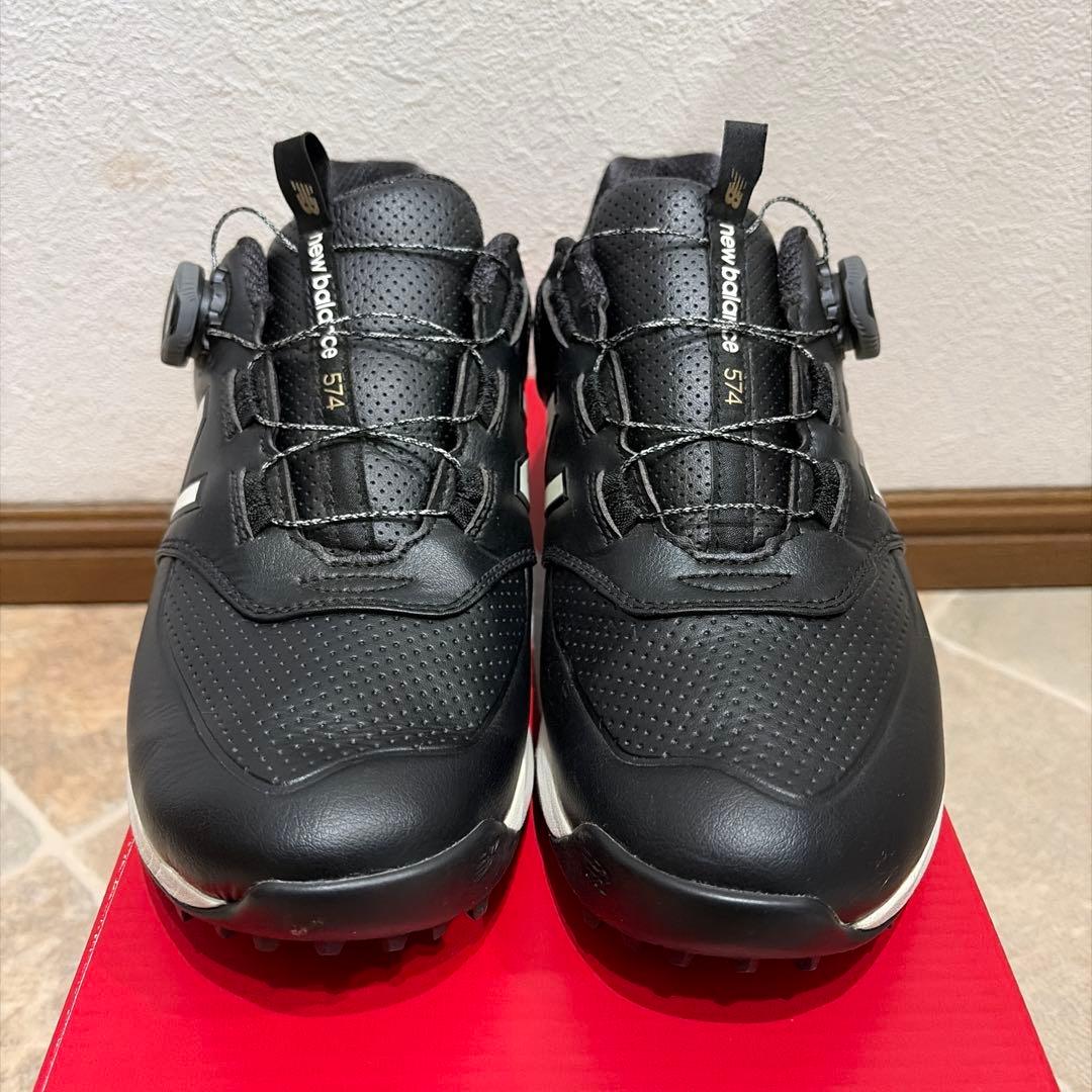 New Balance 574 ゴルフシューズ ブラック