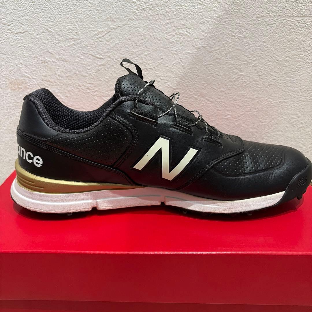 New Balance 574 ゴルフシューズ ブラック