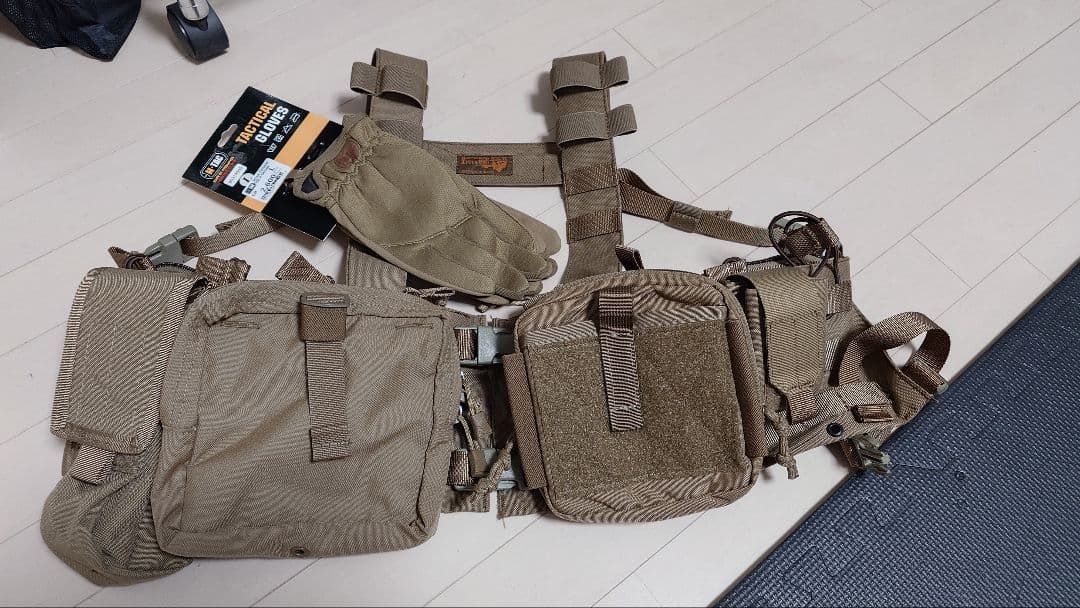 ほぼ新品 オードナンス フロントファステック チェストリグ コヨーテ 実物