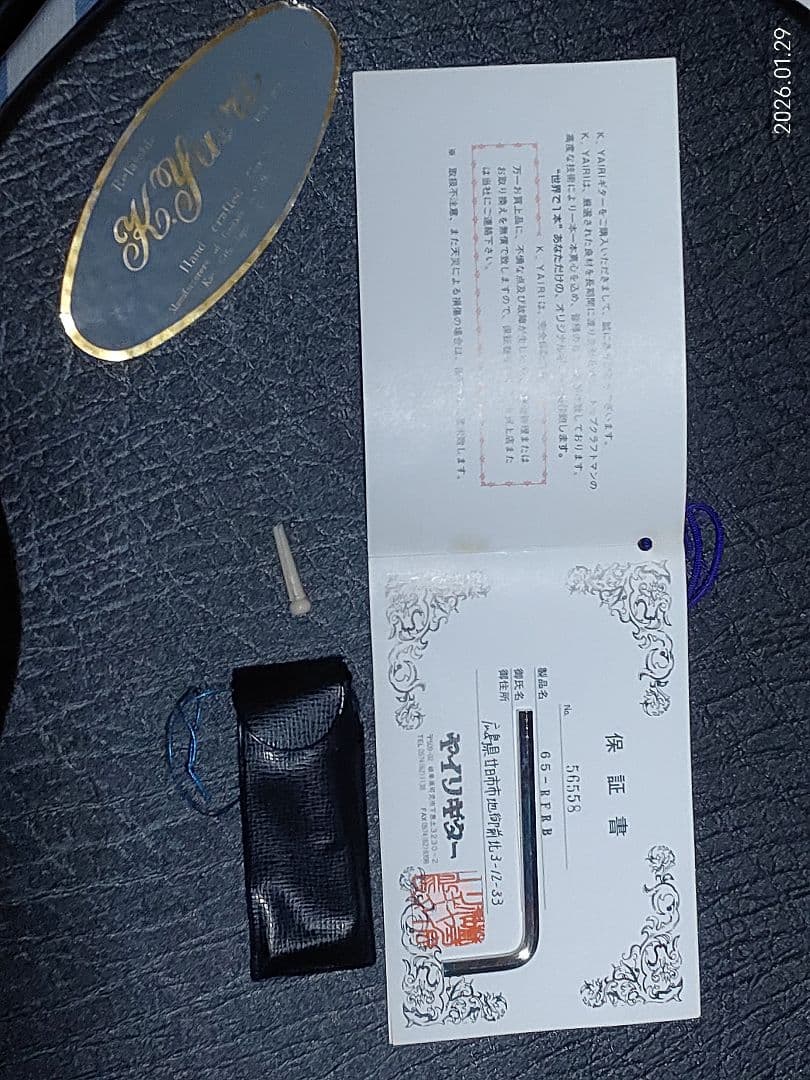 K.YAIRIのエンジェルシリーズのハンドメイドアコギ65-RFRB希少美品です