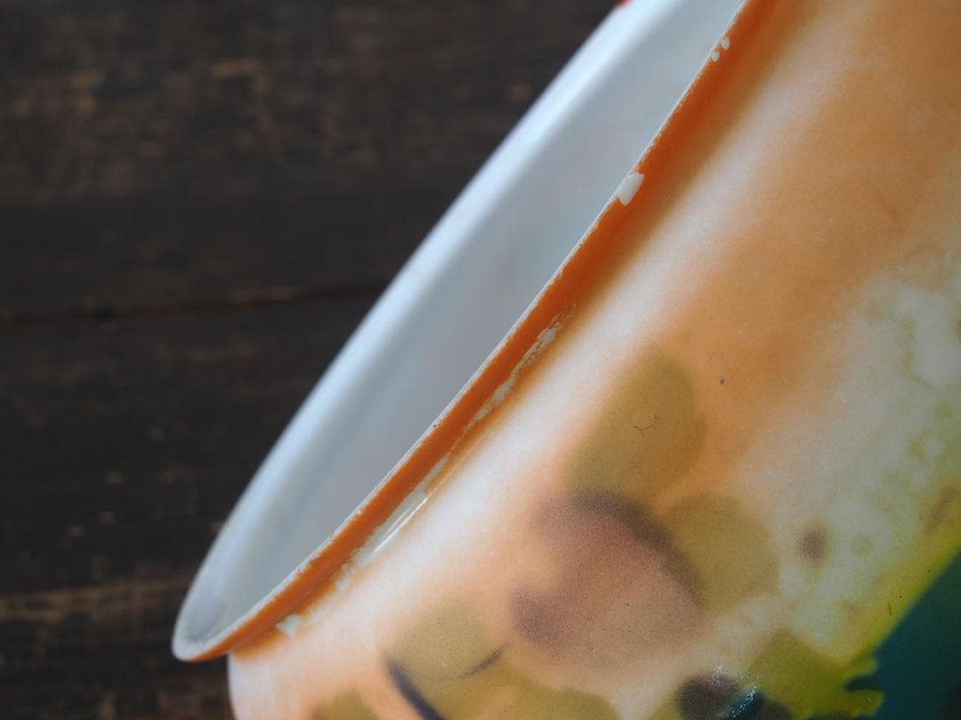 磨りガラスにブドウの模様 アール・デコ ランプシェード電笠 工藝/K399