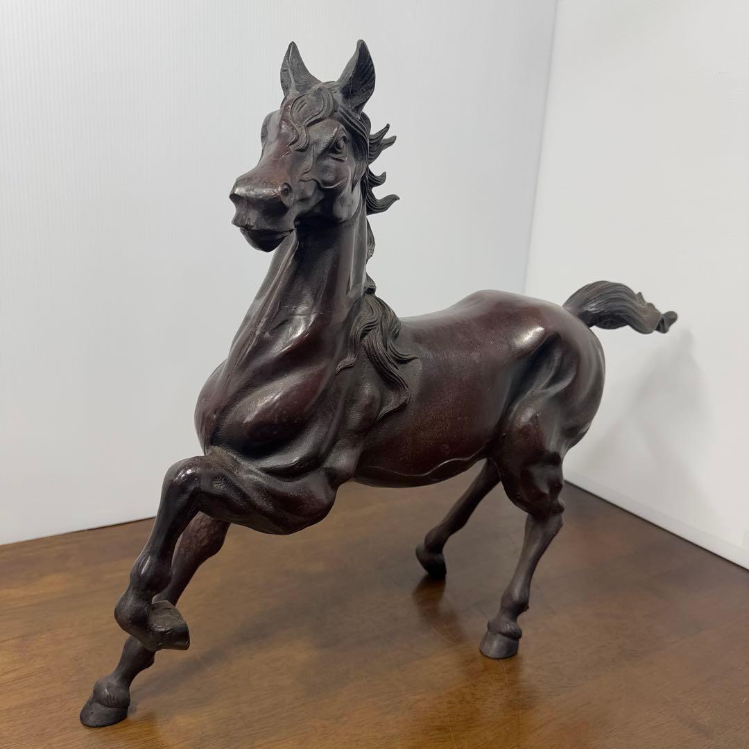 跳ね馬 金属製 オブジェ 鉄製 馬 置物 インテリア 金属工芸