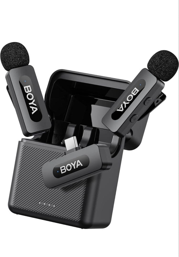 【新品】BOYA ピンマイク　iPhone15/16 Android対応