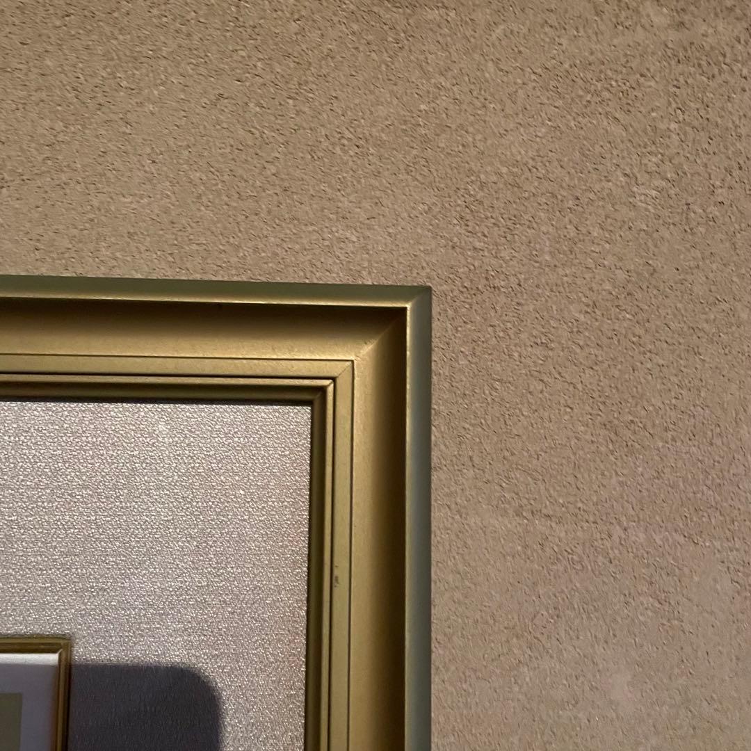 鈴木竹柏　リトグラフ　耀く　日本画　サイン入　EA版　額付　25.12.7−1