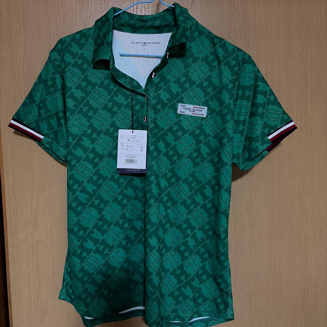   グリーン ポロシャツ L