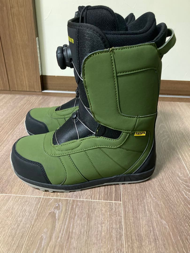 美品26.5cm ARBN エアボーン スノーボードブーツ オリーブ×ブラック