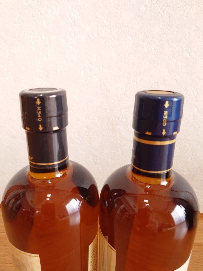 ②ニッカウィスキー　竹鶴ピュアモルト700ml 　余市シングルモルト700ml