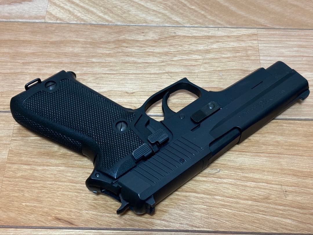 陸上自衛隊 9ｍｍ拳銃用茶革ホルスター 迷彩カバー タナカ 9mm拳銃 ASGK