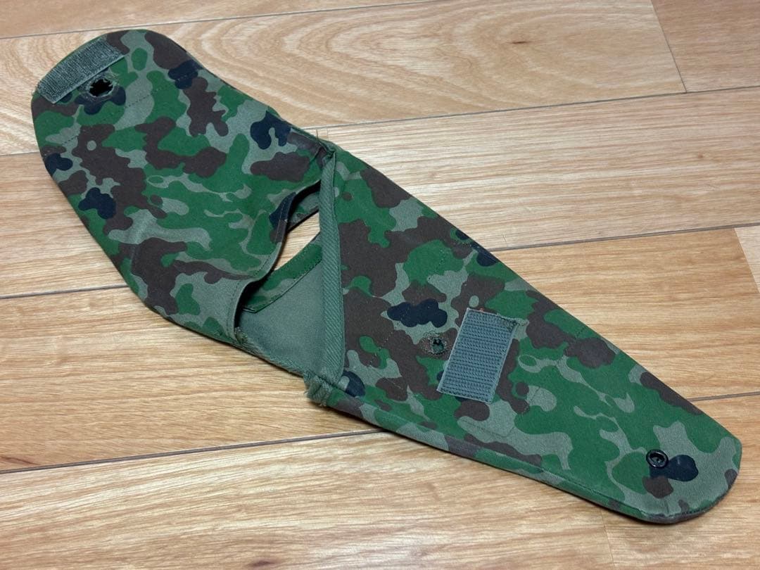 陸上自衛隊 9ｍｍ拳銃用茶革ホルスター 迷彩カバー タナカ 9mm拳銃 ASGK