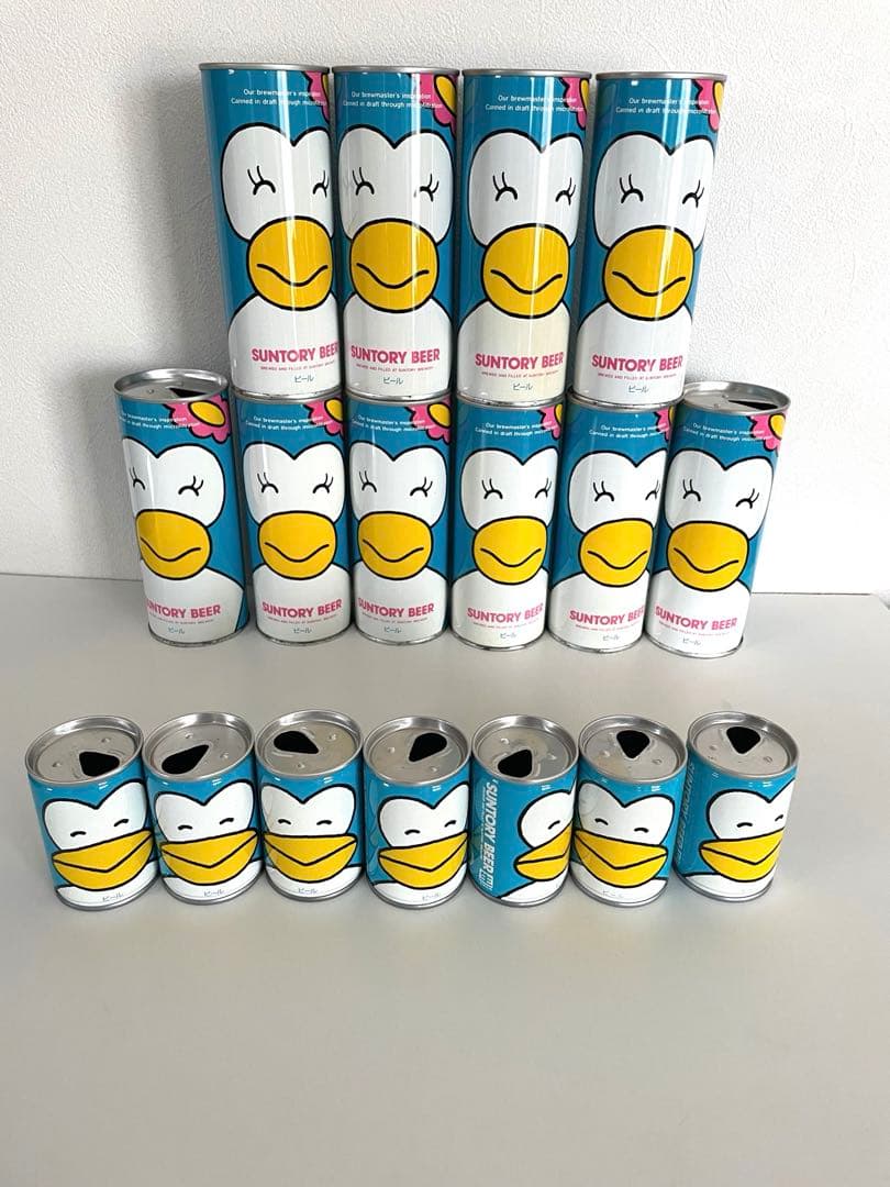 昭和レトロ　サントリー ペンギン　空き缶　17本セット