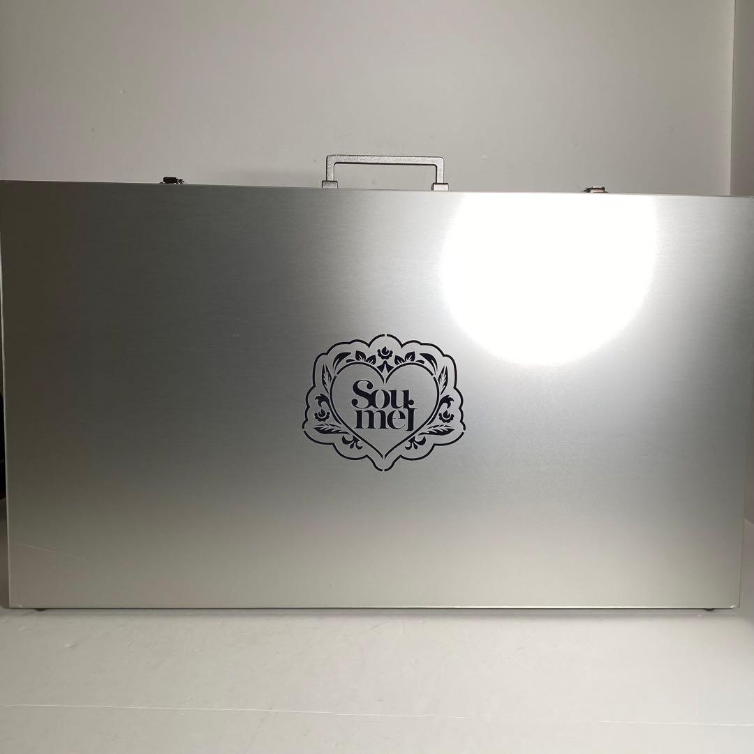 ソウメイ　アタッシュケース　ル　セクストゥール　レッド　ブラック　シルバー