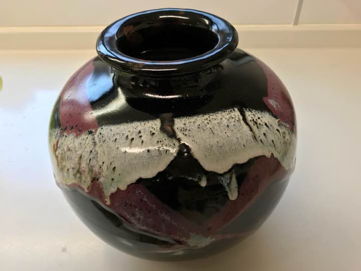 益子焼の壺