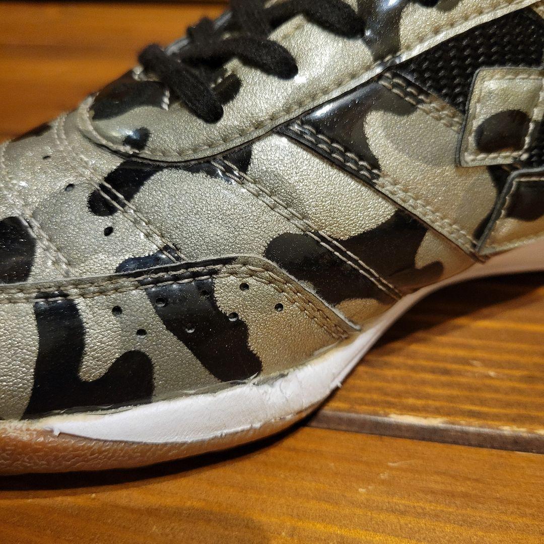 デスポルチ 10周年限定シューズ 26.5cm カモフラ 銀
