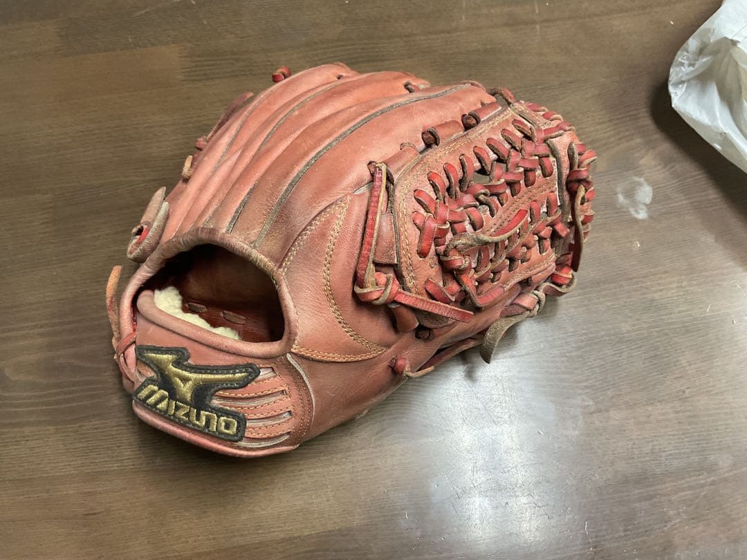 MizunoPro 軟式グローブ 赤 井端モデル 内野 ショート用