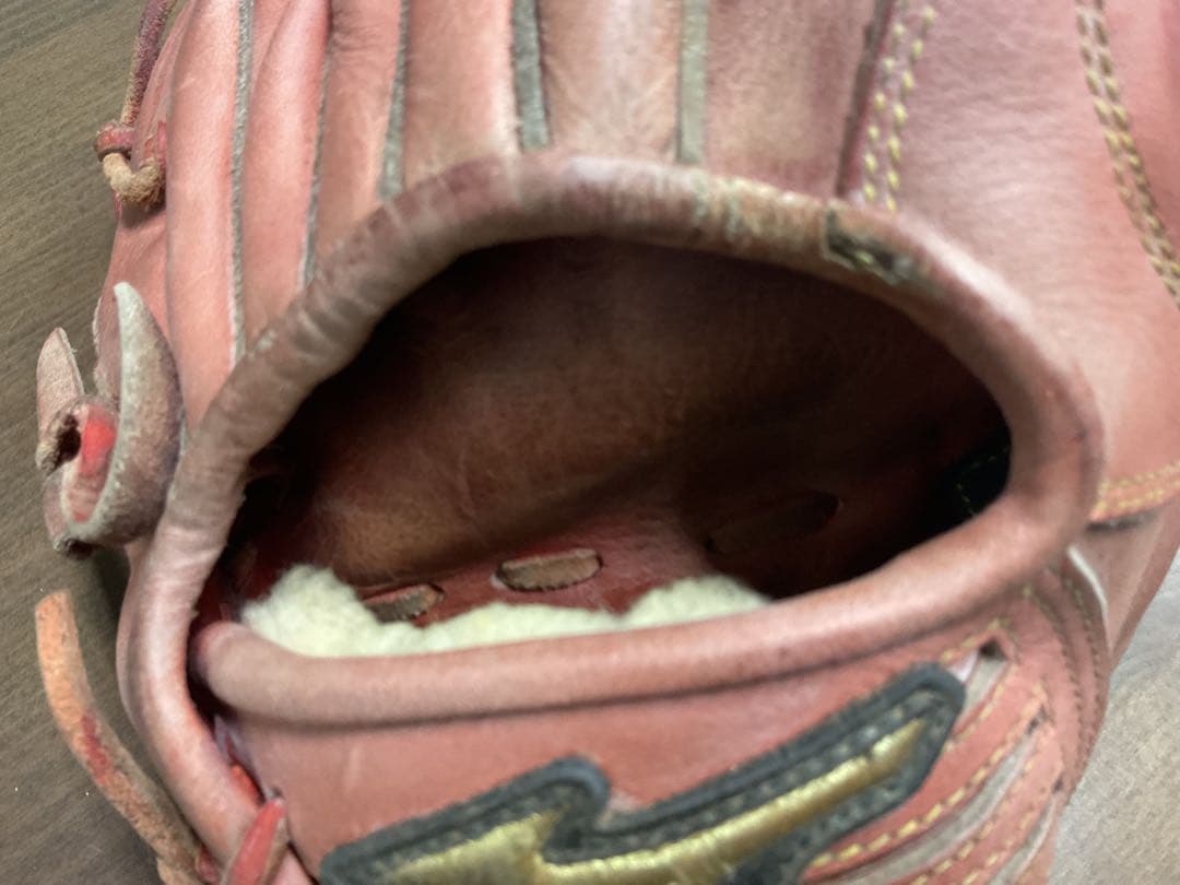 MizunoPro 軟式グローブ 赤 井端モデル 内野 ショート用