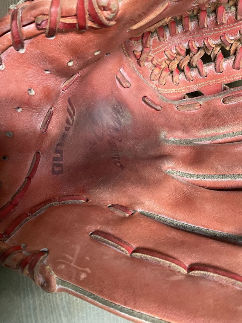 MizunoPro 軟式グローブ 赤 井端モデル 内野 ショート用