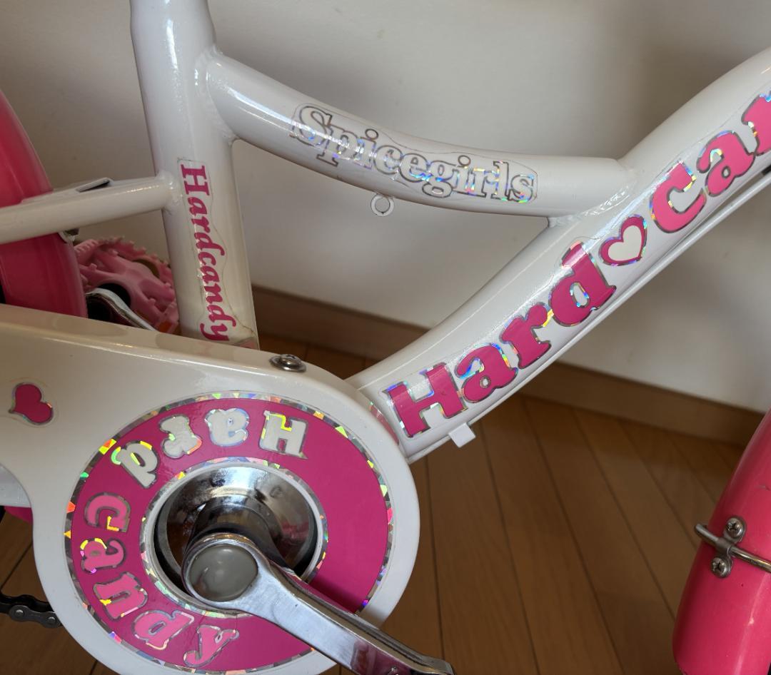 子供用自転車　Hard♡candy 16インチ　補助輪＆ヘルメット付き