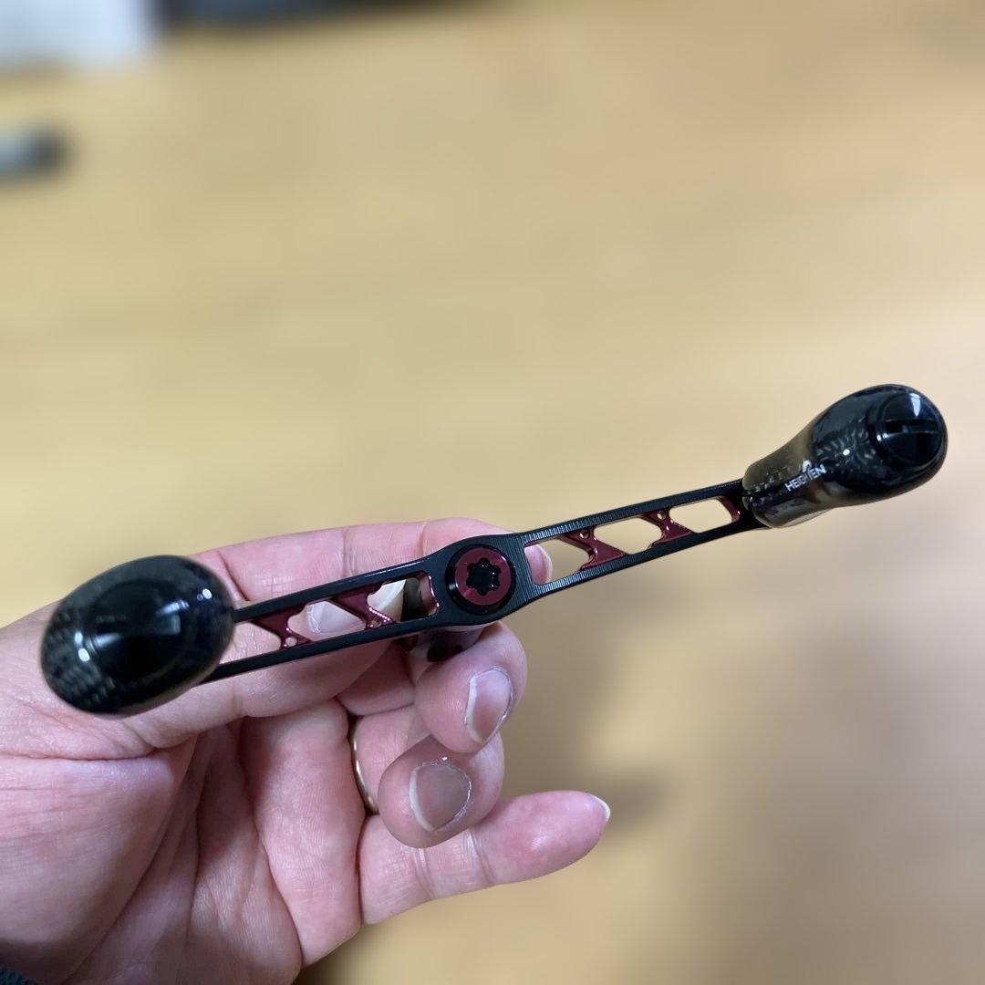 Noir　シマノ用　ゴメクサス　ダブルハンドル　カーボンノブ　 夢屋