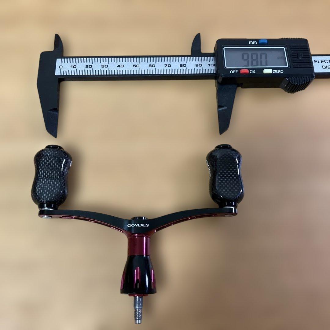 Noir　シマノ用　ゴメクサス　ダブルハンドル　カーボンノブ　 夢屋