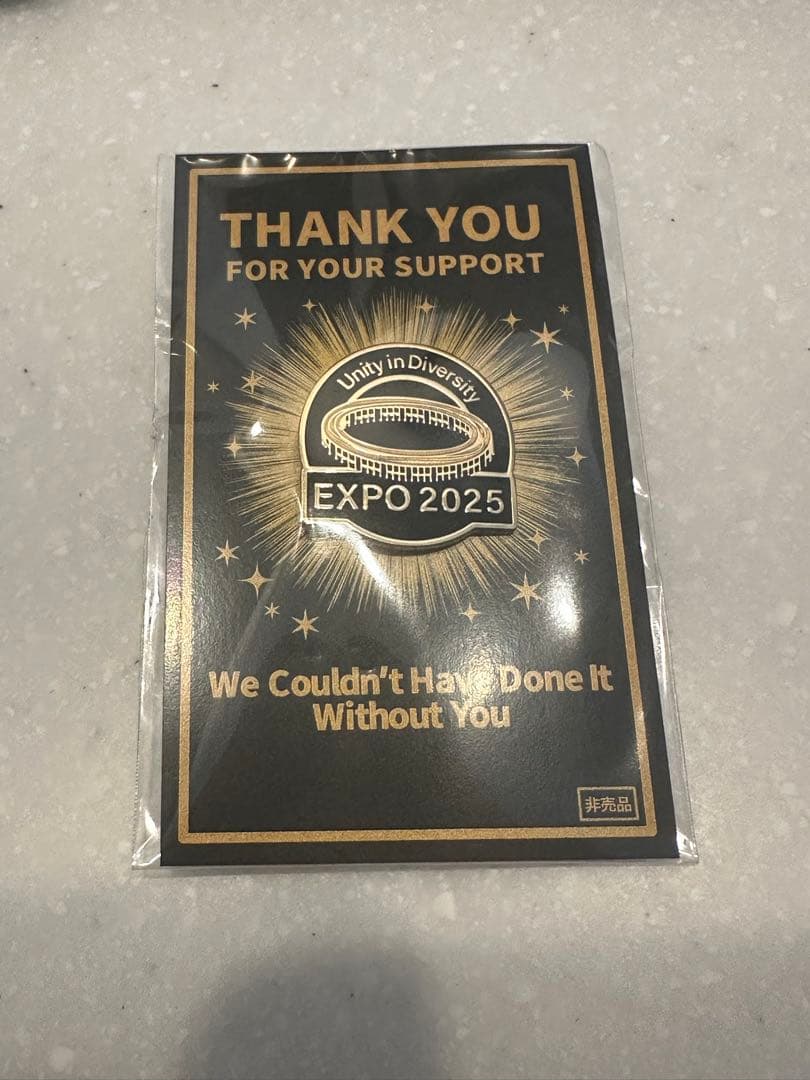 EXPO2025大阪万博　大屋根リング　ピンバッジ