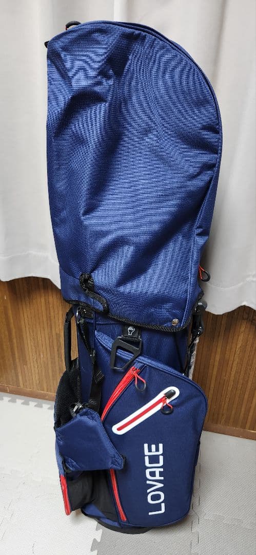 【新品未使用】14分割 LOVACE ネイビー キャディバッグ