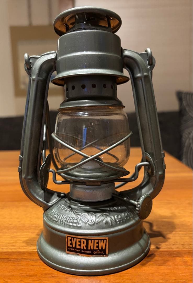 EVER NEW エバニュー　ハリケーンランプ　小型 箱付き