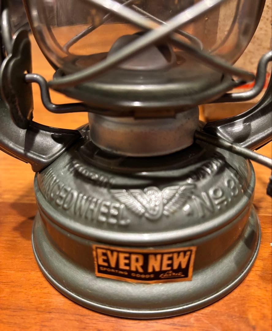 EVER NEW エバニュー　ハリケーンランプ　小型 箱付き