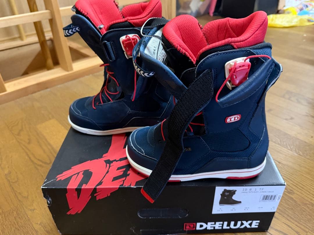DEELUXE スノーボードブーツ ネイビー/レッド