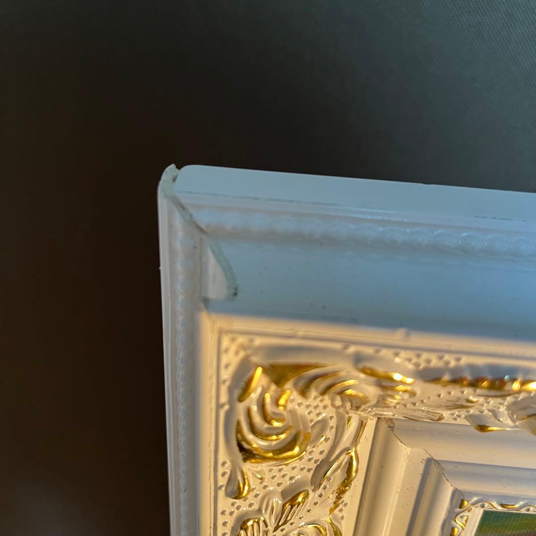 ★アウトレット★手書き油絵 モネ 睡蓮の池 日本の橋 額付 絵画 油彩画