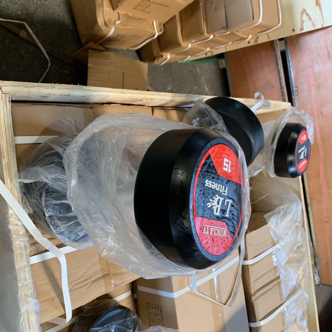 業務用ラバーダンベル 2.5kg から30kg 12セット