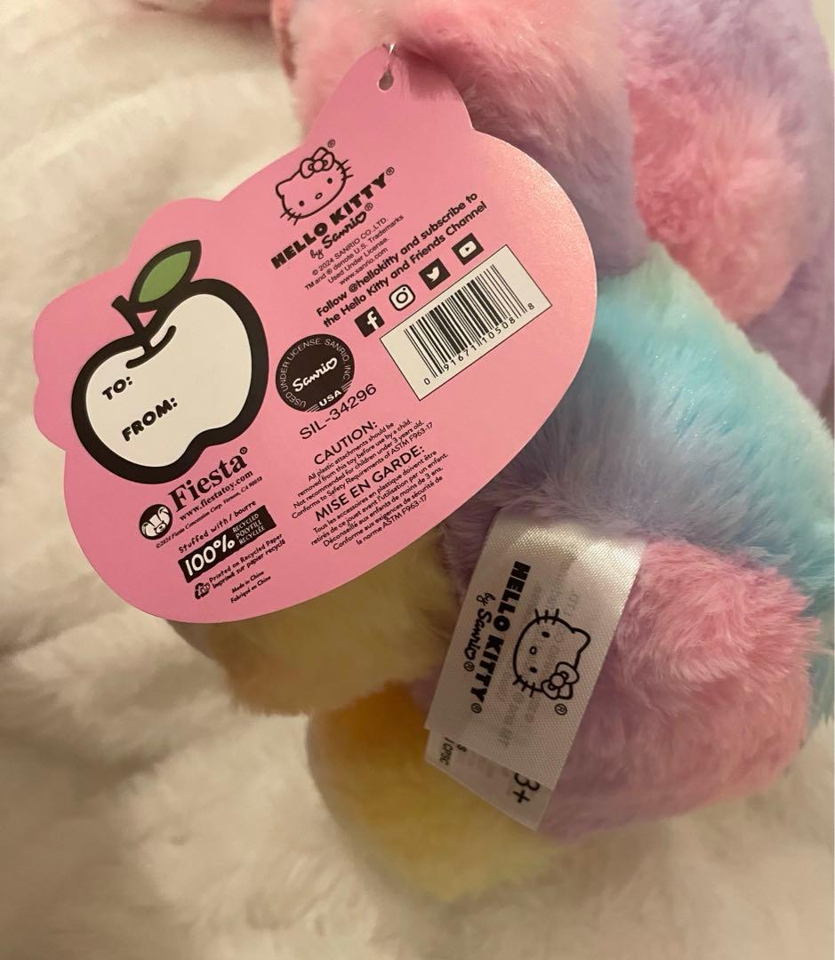 【公式】レインボーシャーベットベア　ハローキティぬいぐるみ12インチ