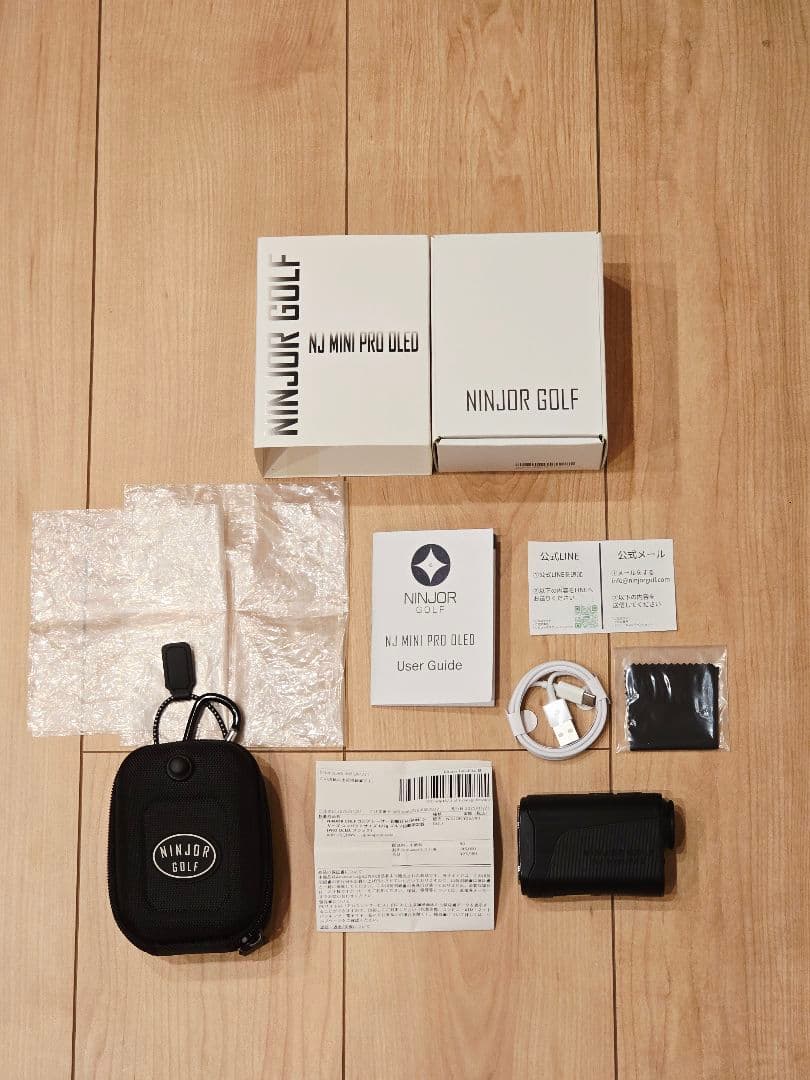 美品 NINJOR GOLF NJ MINI PRO OLED ブラック 距離計