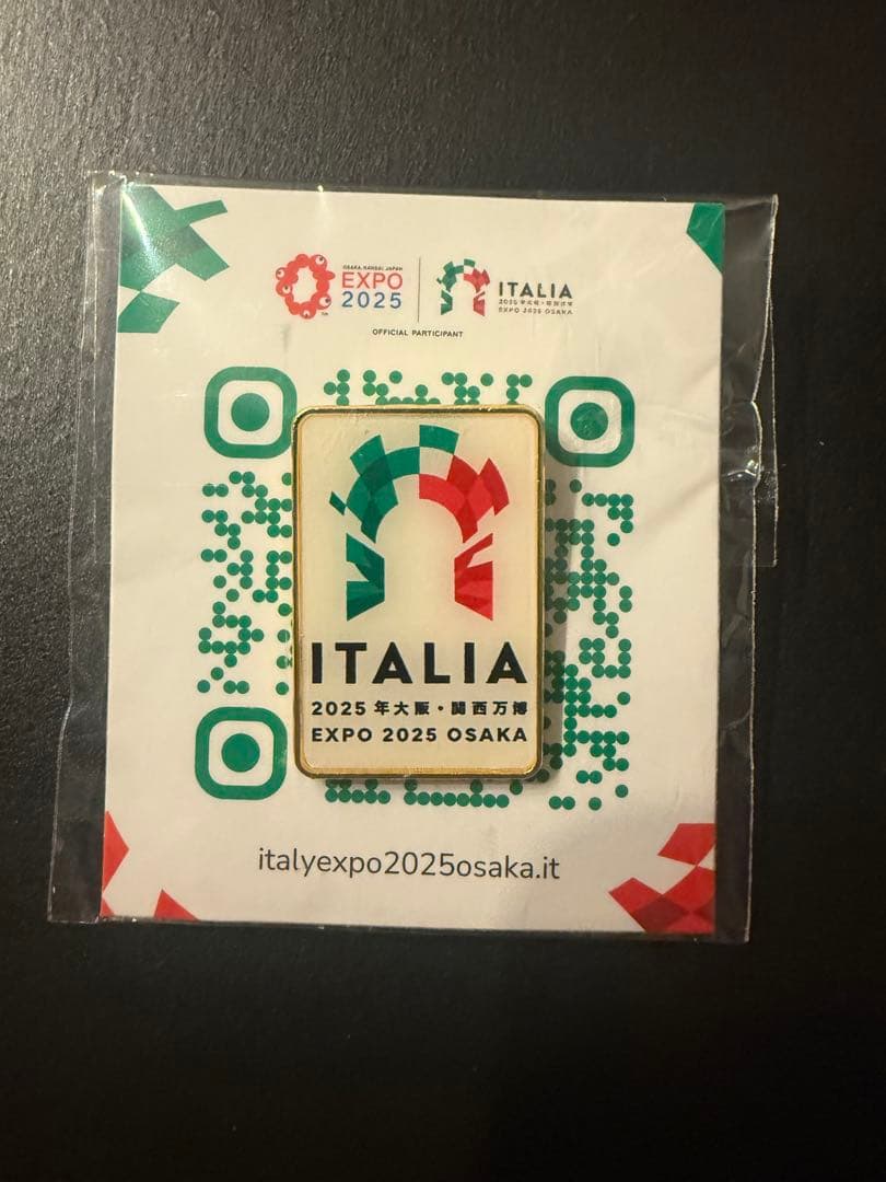 y*k様 万博　イタリア　ピンバッジ　レア　非売品　新品未使用　未開封　人気　e