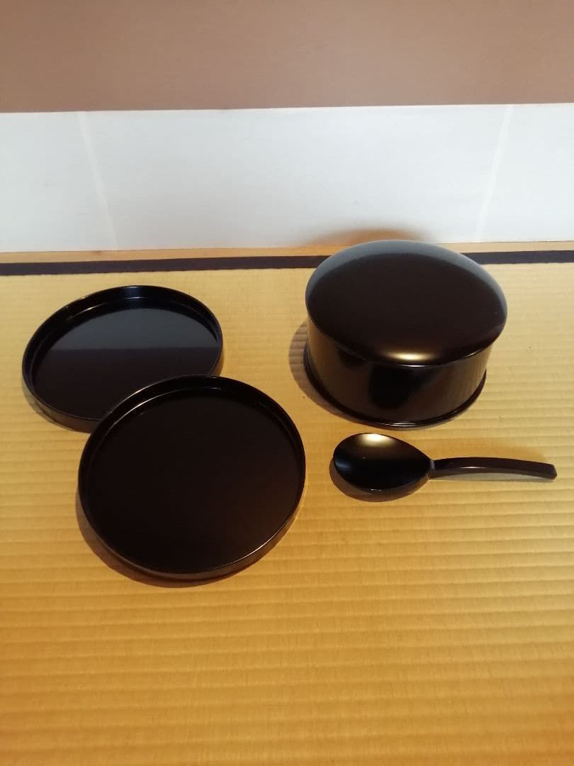 【茶事道具】山中塗茶懐石道具一揃　懐石380