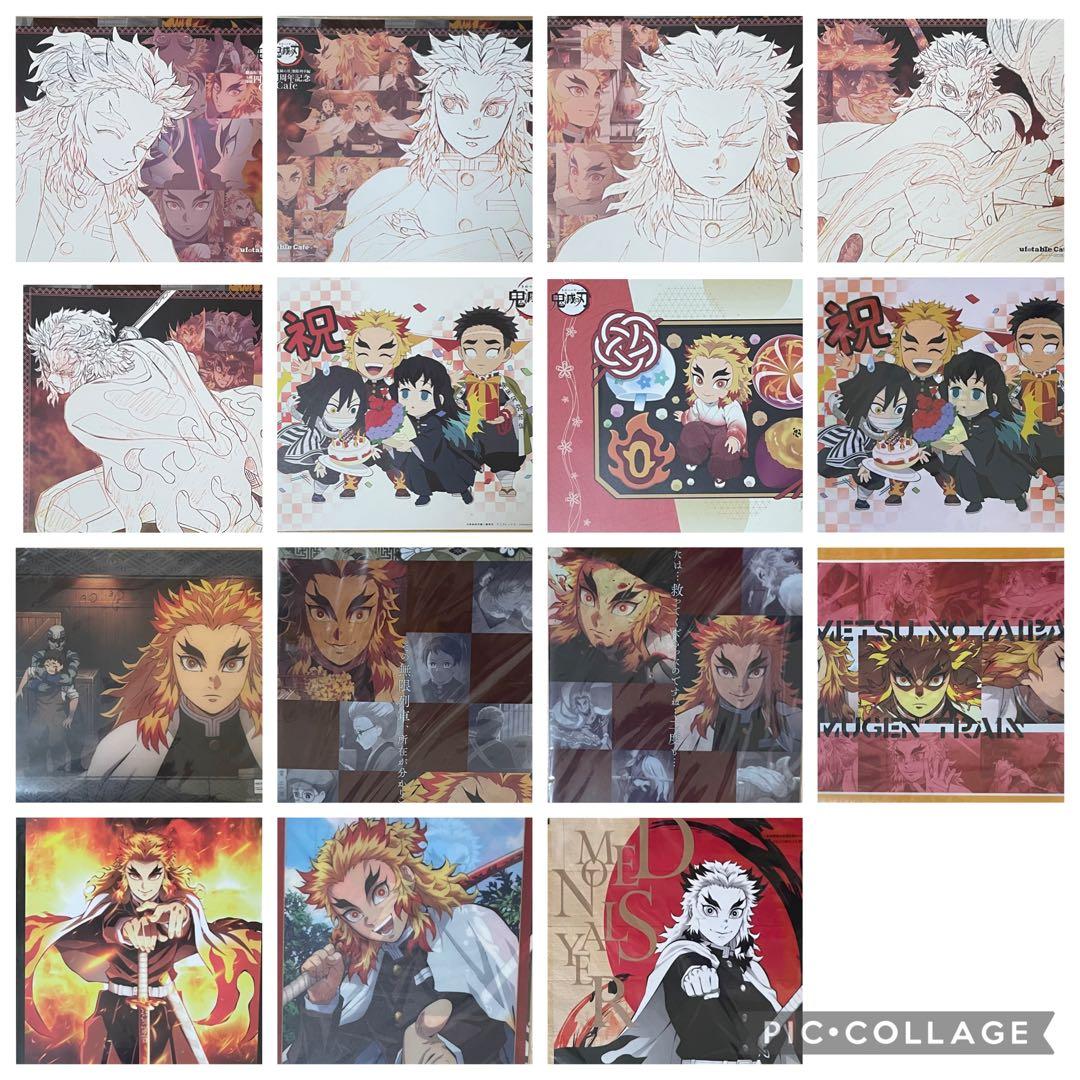 鬼滅の刃ufotable cafe 煉獄杏寿郎　無限列車編ランチョンマットその他