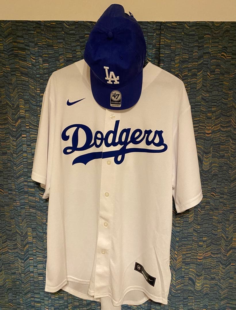 ロサンゼルス・ドジャース ユニフォーム OHTANI 17 帽子セット